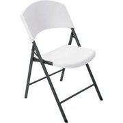 Lifetime Products LifetimeÂ Durastyle Folding Chair, White Granite, Pack of 4 42810